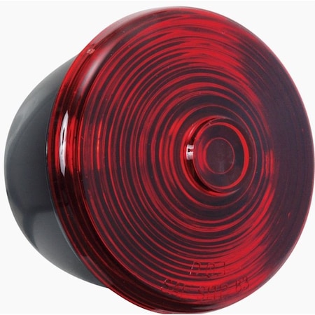 Optronics Red Stud Mount Stop/Turn/Tail Light, Self Grounding, Passenger Side ST24RB